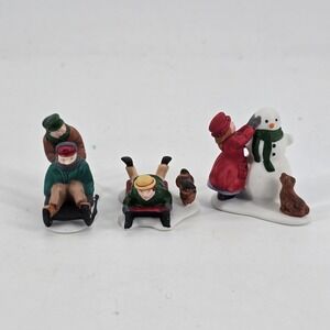 Department 56 Snow Children Heritage Village Set of 3 Porcelain Figures 5938-2